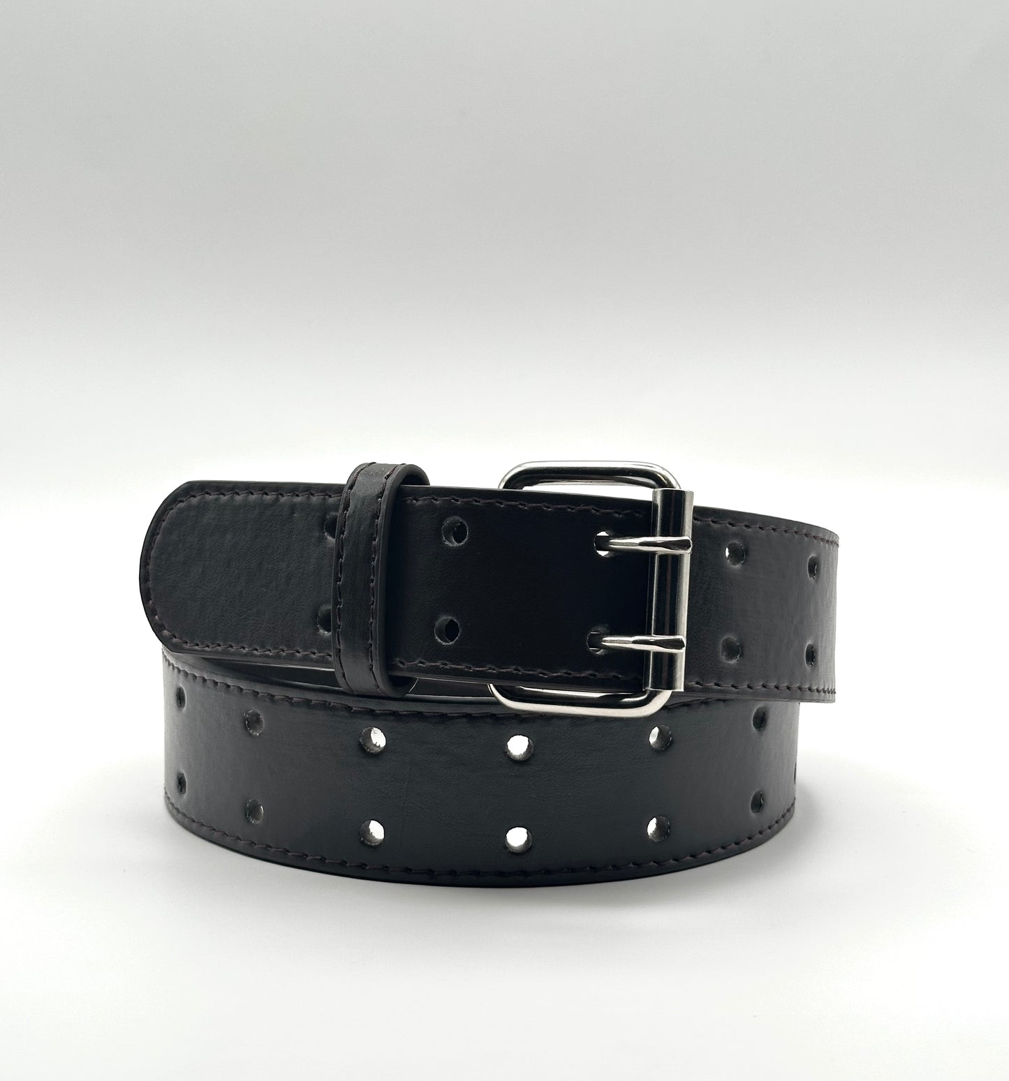 1 1/2" Two Hole Genuine Leather