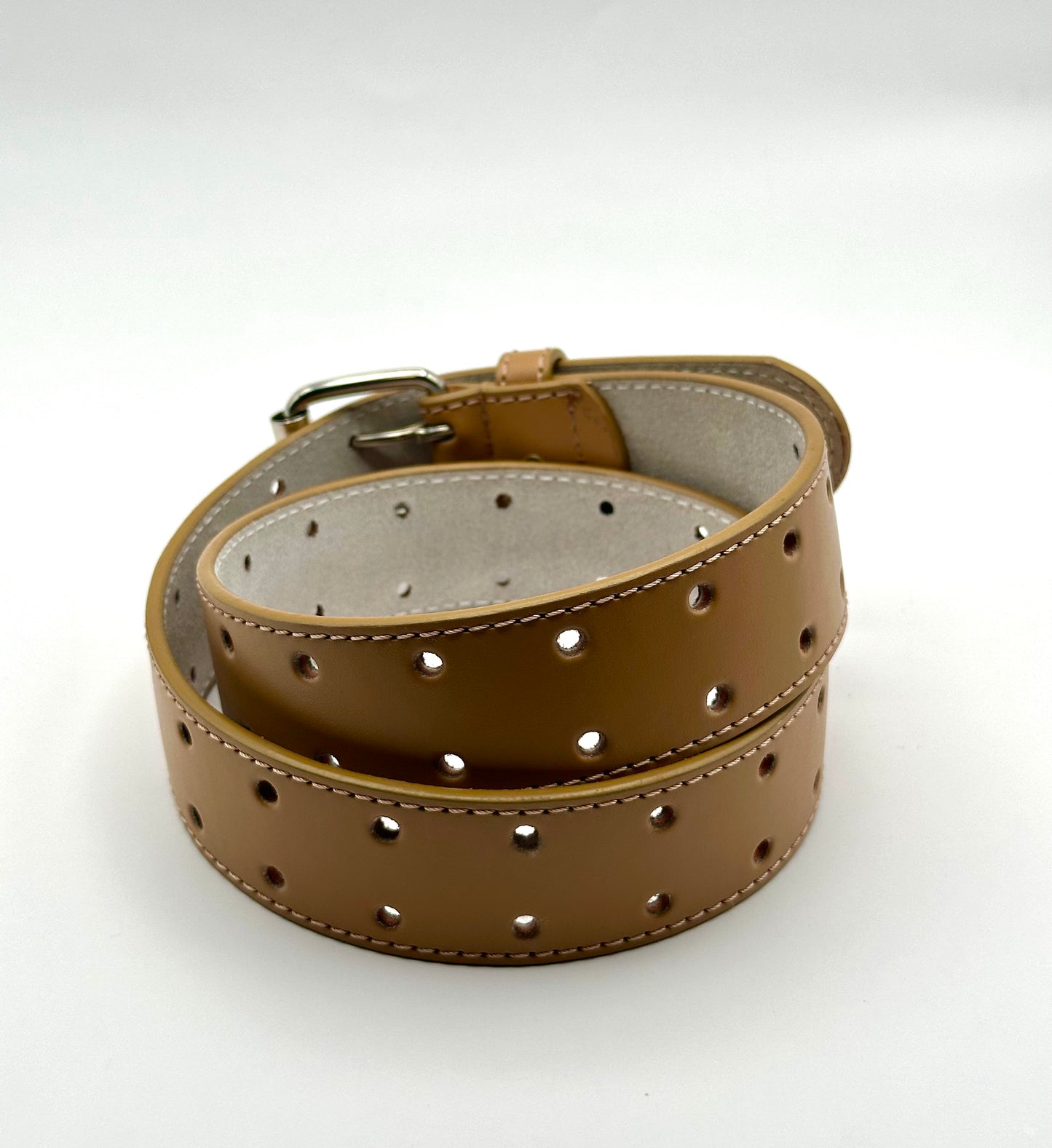 1 1/2" Two Hole Genuine Leather